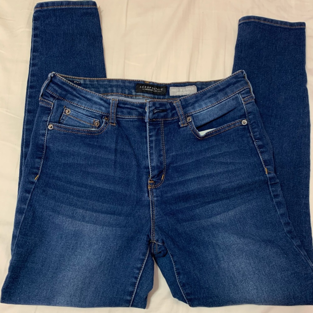 Aeropostale high rise jeggings size 8